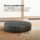 Robô Aspirador Ropo Smart Pet, Anti Pelos Com Conectividade Cor Preto