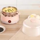 Cozedor Elétrico Ovos Multifuncional A Vapor Rápido 1 Andar Cor Rosa