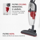 Aspirador De Pó Turbo Cycle Hepa Mondial 1550w Ap-41-gi