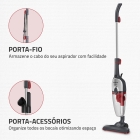 Aspirador De Pó Turbo Cycle Hepa Mondial 1550w Ap-41-gi