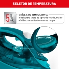 Ferro A Vapor Ultragliss Com Base Durilium Airglide Fup1 Cor Azul-turquesa