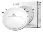 Aspirador De Pó Pelo Robô Redondo Inteligente Sem Fio Rx800 Cor Preto/Branco usb