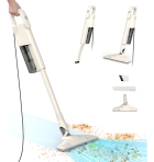 Aspirador portátil vertical 2 em 1, 600W de potência, forte sucção 18Kpa, cabo de 5m, reservatório 800ml, leve, prático e silencioso 127V