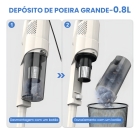 Aspirador portátil vertical 2 em 1, 600W de potência, forte sucção 18Kpa, cabo de 5m, reservatório 800ml, leve, prático e silencioso 127V