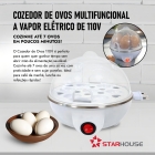 Cozedor Ovos Eletrico Portatil Maquina Cozinha A Vapor Cor Cozedor Ovos Frequência 60hz Star House