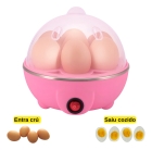 Cozedor De Ovos Portátil Elétrico Cozinha A Vapor Cor Rosa Frequência 60hz