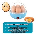 Cozedor Ovos Eletrico Portatil Maquina Cozinha A Vapor Cor Cozedor Ovos Azul Frequência 60hz