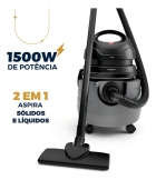 Aspirador de pó britânia bas87 20l 1500w Preto