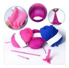 Máquina De Tricô Infantil Criativa Dm Toys Com Acessórios