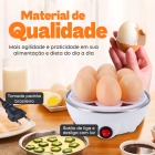 Cozedor Ovos Eletrico Portatil Maquina Cozinha A Vapor Cor Cozedor Ovos Amarelo Frequência 60hz