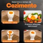 Cozedor Ovos Eletrico Portatil Maquina Cozinha A Vapor Cor Cozedor Ovos Amarelo Frequência 60hz