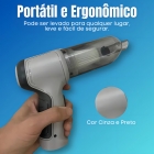 Aspirador De Pó Brisa Ecom Mini Soprador Vácuo 3em1 Usb Refil Portátil Recarregável Multifuncional Limpeza Carro Casa Sofá Teclado Poderoso