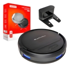 Robô Aspirador Inteligente Recarga Automática 400ml Bivolt Cor Preto