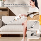 Aspirador Sem Fio Aspirador Portátil 2 Em 1 Limpador Para Us Branco