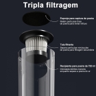 Aspirador Sem Fio Aspirador Portátil 2 Em 1 Limpador Para Us Branco