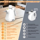 Purecare Limpador A Vapor Portátil Para Cozinha 1000w Com Trava De Segurança Para Crianças,limpeza A Vapor Multifuncional Com11 Acessórios