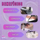 Mini Aspirador De Pó Soprador Usb Portátil Recarregável Automotivo