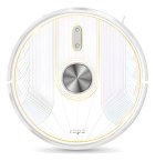 Robô Aspirador Ropo Glass 5 Varre Aspira E Passa Pano Branco