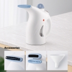Vaporizador De Roupas Passadeira A Vapor Vertical Portátil 800w Tanque 250ml Com Escova Para Roupas E Cortinas