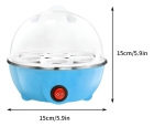 Cozedor De Ovos Eletrico Aparelho Cozinhar A Vapor Cor Sortido Frequência 60hz