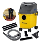 Aspirador De Pó E Água Compact 10 Tekna 10l Apl1101c cor amarelo