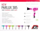 Secador Profissional Parlux 385 New Power Light Preto 220V - Garantia No Brasil