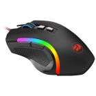 Mouse Gamer Redragon Griffin M607 com Fio Preto/Vermelho