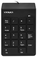 Teclado Satellite AK-184 USB Numerico Preto