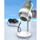 Microfone Fifine A8 RGB USB - Branco