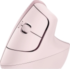 Mouse Logitech Ergomon Lift Wireless Sem Fio - Rosa
