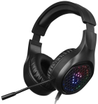 Fone Headset Gaming Satellite King Fight GH-330 RGB com Fio - Preto