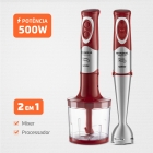 Mixer Power Premium M-10 500w Vermelho/inox Mondial