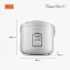 Panela El&eacute;trica Bianca Rice 10 Mondial 700W - PE-10