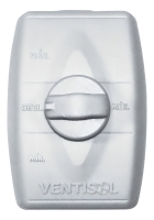 Ventilador De Parede Oscilante Preto 50cm New Plástico 130W 3 Pás Ventisol