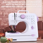 Máquina De Costura Reta ImportWay 12 Pontos Doméstica IWMC-505 Portátil Branco