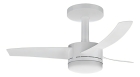 Ventilador Teto Arno Ultimate C/ Controle Remoto Branco Material das pás Acrílico Quantidade de pás 3