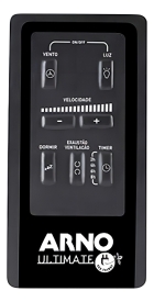 Ventilador Teto Arno Ultimate C/ Controle Remoto Branco Material das pás Acrílico Quantidade de pás 3