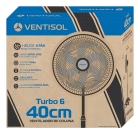 Ventilador De Coluna Turbo 40cm Bronze Ventisol