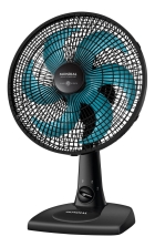 Ventilador De Mesa Mondial V-81-6p-ap Estrutura Preto Pás Azul Diâmetro 30 cm Quantidade de pás 6