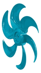 Ventilador De Mesa Mondial V-81-6p-ap Estrutura Preto Pás Azul Diâmetro 30 cm Quantidade de pás 6