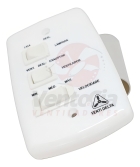 Ventilador de teto Venti-Delta Vintage 25 94-1728 com 4 pás de Madeira mogno estrutura preto-fosco, 1.24m de diâmetro 60 Hz