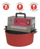 Batedeira com pedestal industrial Progás Mogmix PRMOG-07 PRMOG-07-AM vermelha 50/60 Hz 127/220 V