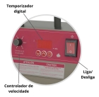 Batedeira com pedestal industrial Progás Mogmix PRMOG-07 PRMOG-07-AM vermelha 50/60 Hz 127/220 V