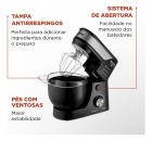 Batedeira Planetária, Mondial, 700W - BP-01P-B