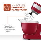Batedeira Planetária Mondial 700W BP-01P-R cor Vermelho