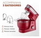 Batedeira Planetária Mondial 700W BP-01P-R cor Vermelho
