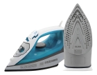 Ferro de Passar Roupa Black Decker Modelo FX3060 Base Antiaderente Azul e Branco