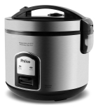 Arrozeira el&eacute;trica a vapor Philco PH10 Visor Glass Inox - Preto/Prata