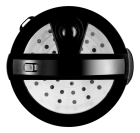 Arrozeira el&eacute;trica a vapor Philco PH10 Visor Glass Inox - Preto/Prata