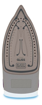 Ferro de Passar Roupa com Vaporizador Black Decker, Modelo FX2500, Base de Cerâmica Antiaderente